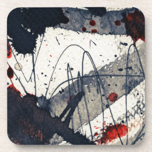 Posavasos Fondo abstracto del grunge, textura de la tinta