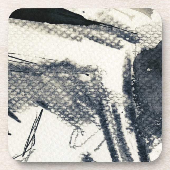 Posavasos Fondo abstracto del grunge, textura de la tinta. 3 (Frente)