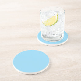 Posavasos Fondo azul claro sólido de color uniforme