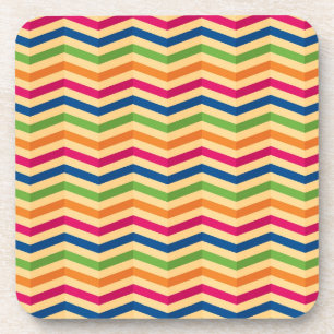 Posavasos Fondo con las rayas en retro