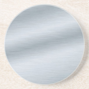Posavasos Fondo de aspecto plateado cepillado