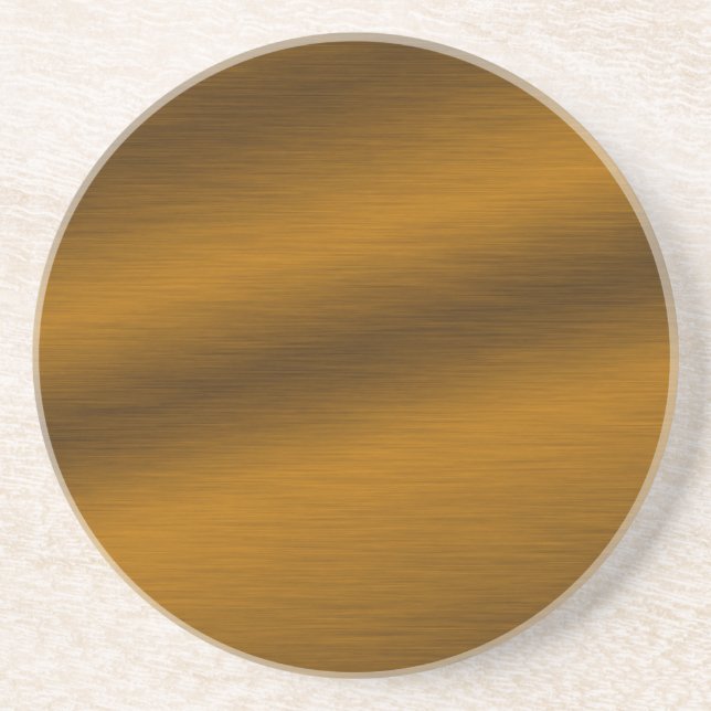 Posavasos Fondo de bronce cepillado (Frente)