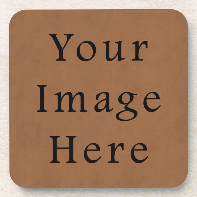 Posavasos Fondo de cuero del papel de pergamino de Brown del (Frente)