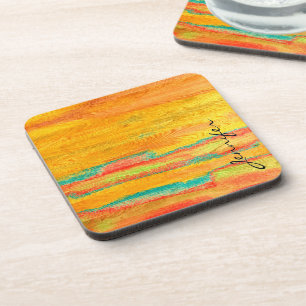 Posavasos Fondo de grano de madera moderno colorido