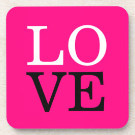 Posavasos Fondo de Rosa Boda de Amor