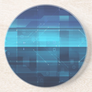 Posavasos Fondo digital de alta tecnología