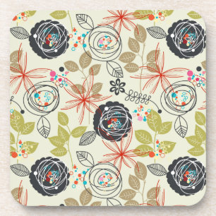 Posavasos Fondo floral