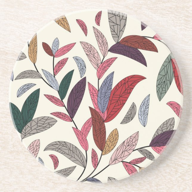 Posavasos Fondo floral (Frente)