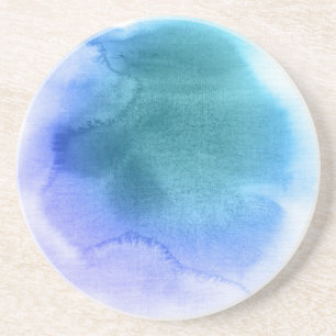 Posavasos Fondo pintado a mano 12 de la acuarela abstracta