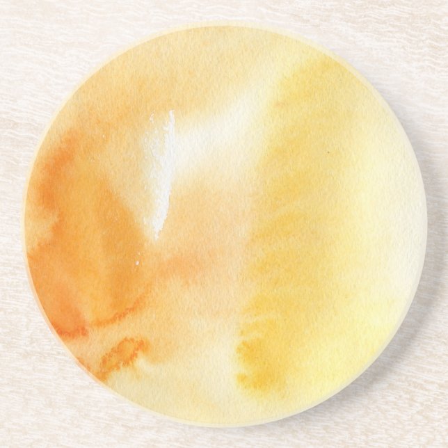 Posavasos Fondo pintado a mano 14 de la acuarela abstracta (Frente)