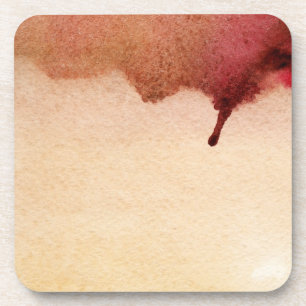 Posavasos Fondo pintado a mano 3 de la acuarela abstracta