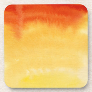 Posavasos Fondo pintado a mano de la acuarela abstracta
