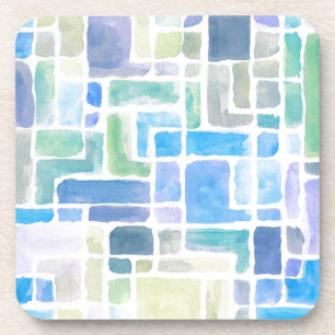 Posavasos Fondo pintado extracto de la acuarela