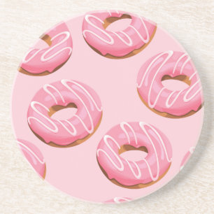 Posavasos Fondo transparente de donuts acristalados