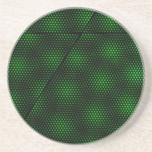 Posavasos Fondo verde abstracto