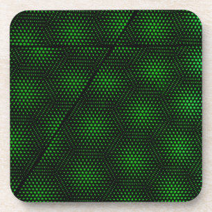 Posavasos Fondo verde abstracto