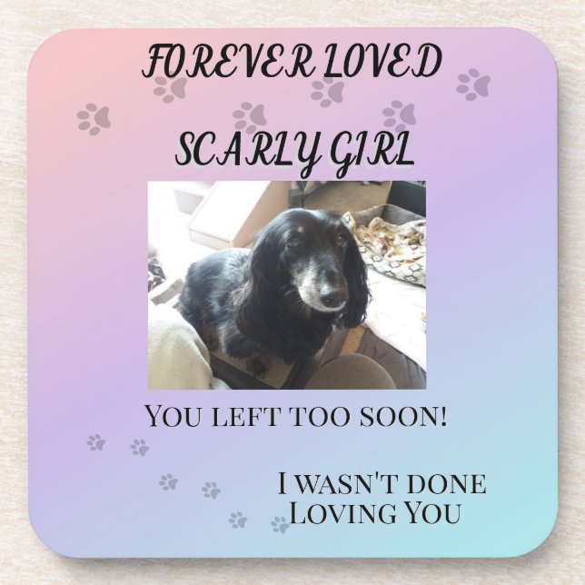 Posavasos Forever in Our Hearts Gradient Tribute (Frente)