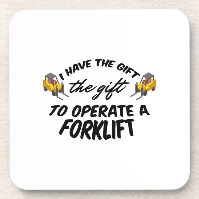Posavasos Forklift Gift (Frente)