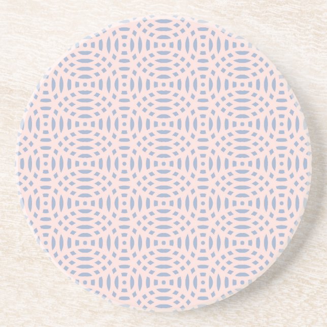 Posavasos forma circular patrón transparente (Frente)
