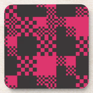 Posavasos forma de bloque cuadrado de cubo creativo