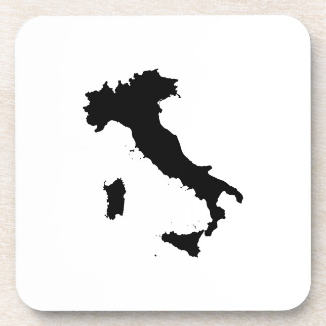 Posavasos Forma de Italia (Frente)