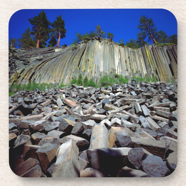 Posavasos Formaciones de basalto de Devils Postpile (Frente)