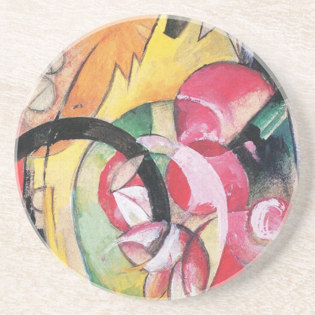 Posavasos Formas abstractas (también conocidas como Flores d (Frente)
