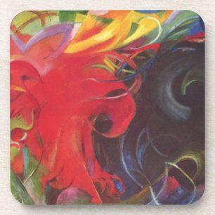 Posavasos Formas de lucha de Franz Marc, Arte Antiguo Fino