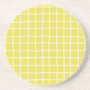 Posavasos Formas de tinta dibujadas a mano de moda