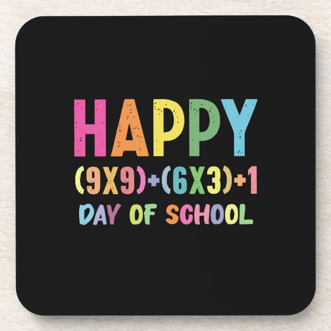 Posavasos Fórmula Matemática 100 Días De Maestra Divertida E (Frente)