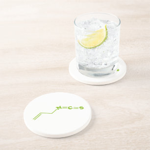 Posavasos Fórmula molecular de isotiocianato de alquilo de W