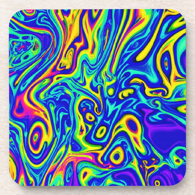 Posavasos Formularios de patrones de arte de estilo (Frente)