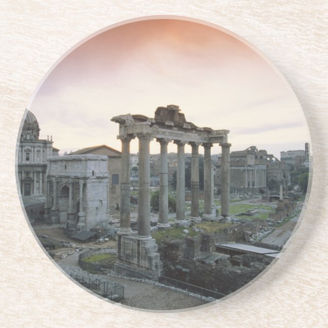 Posavasos Foro Romano al amanecer (Frente)