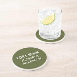 Posavasos Fort Irwin Latitud Longitud 