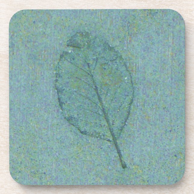 Posavasos Fósil de hoja (Frente)