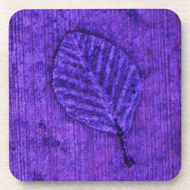 Posavasos Fósil de hoja (Frente)