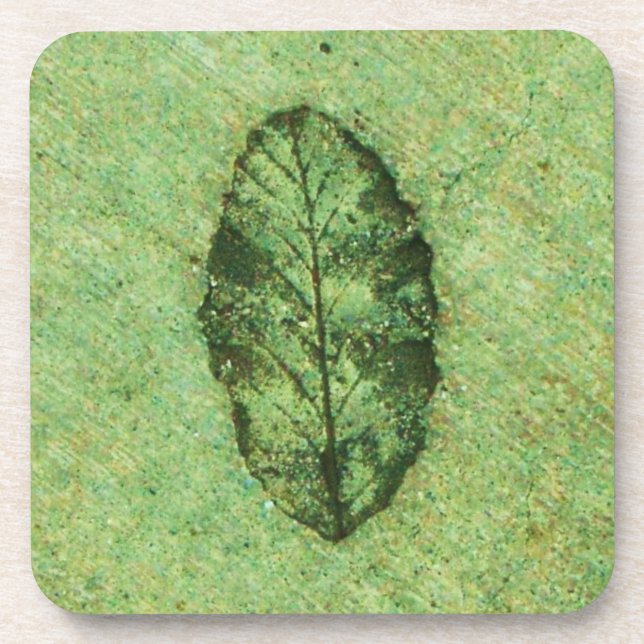 Posavasos Fósil de hoja (Frente)