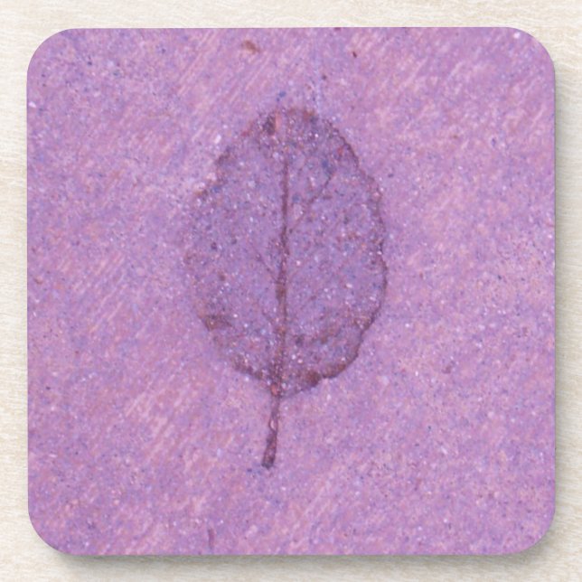 Posavasos Fósil de hoja (Frente)