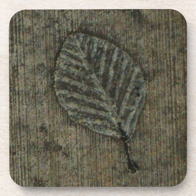 Posavasos Fósil de hoja (Frente)
