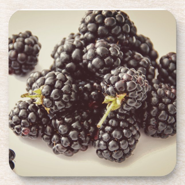 Posavasos Foto de Blackberry. ¡Hazte con una en Zazzle (Frente)