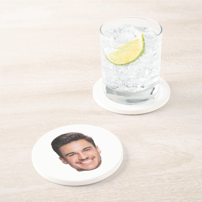 Posavasos Foto de Cara Personalizada (Lado)