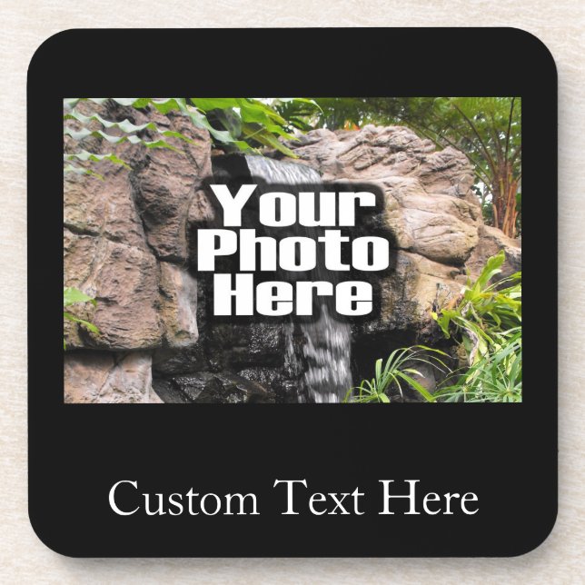 Posavasos Foto de color personalizada (Frente)