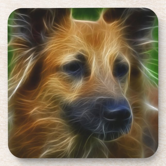 Posavasos Foto de GSD German Shepherd (Frente)