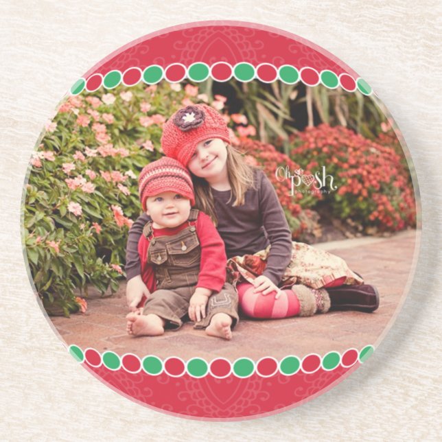 Posavasos Foto de Holiday Coaster (Frente)