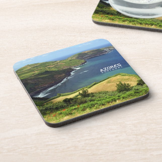 Posavasos Foto de las islas Azores, Portugal (Lado Izquierdo)