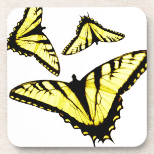 Posavasos Foto de mariposa de cola Swallowtail de tigre orie