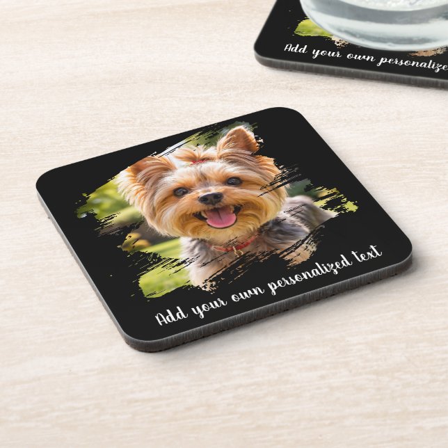 Posavasos Foto de Mascota Personalizada (Lado Izquierdo)