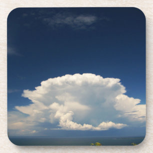 Posavasos Foto de Nube Blanca Esponjosa