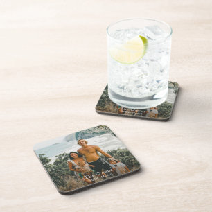 Posavasos Foto de personalizado que lo convierte en una únic