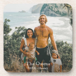 Posavasos Foto de personalizado que lo convierte en una únic